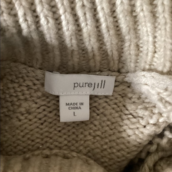 J. Jill / Pure Jill Cotton / Wool Blend Sweater - Picture 4 of 6